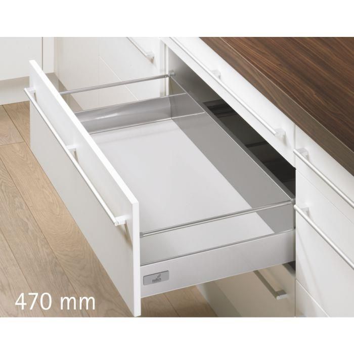Hettich Innotech Tandem - Pot & Pan 30Kg - Silver (Height 144mm/6inch)