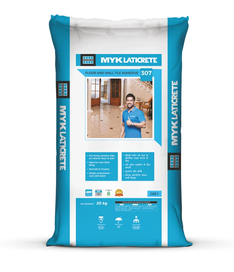 MYK Laticrete 307 Ceramic Tile Adhesive, Grey, 20 Kg Bag