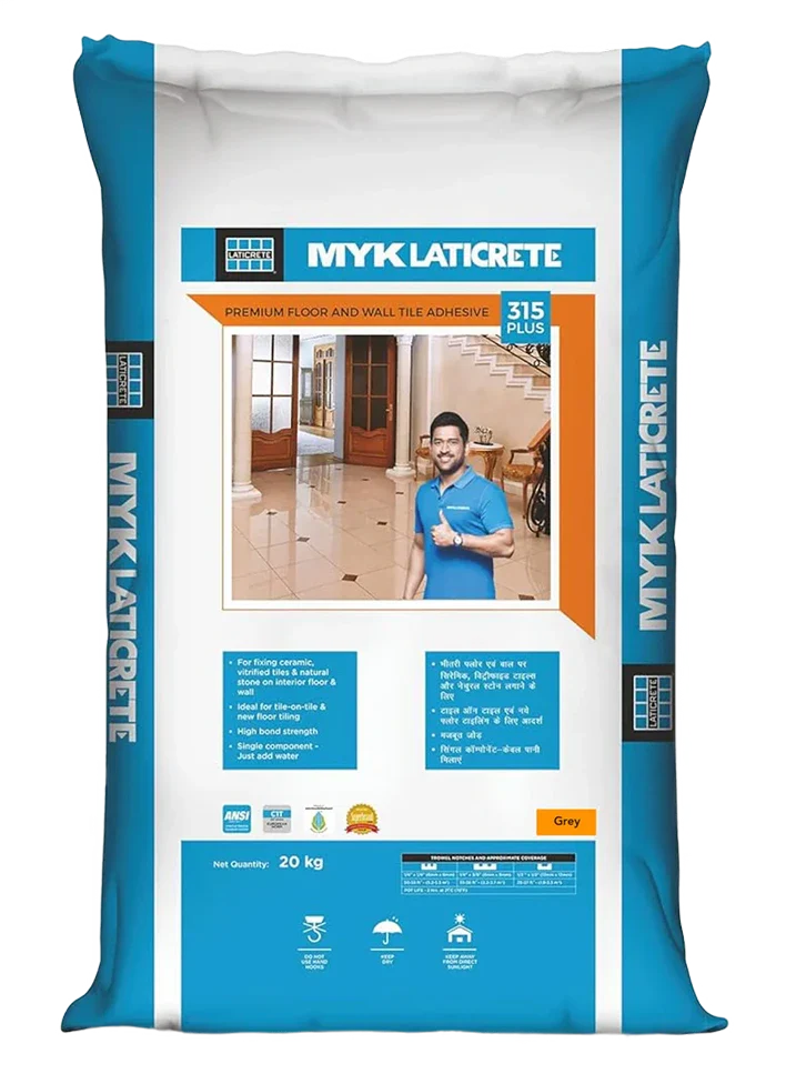 MYK Laticrete 315 Plus Tile Adhesive, Grey, 20 Kg Bag