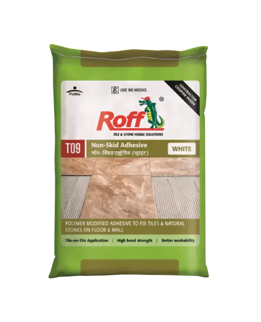 Roff T09 NSA Tile Adhesive, White, 20 Kg Bag