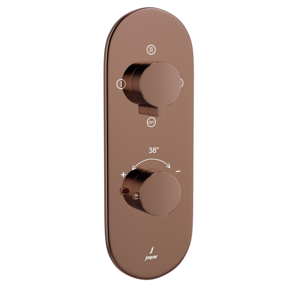 Jaquar Bathroom Mixer Faucets Aquamax Thermostatic Shower Mixer With 3-Way Diverter