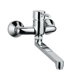 Jaquar Single Lever Sink Mixer Swinging Spout (Wall Mounted Model) in Chrome finish - SOL-CHR-6163 - Buy Online