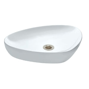 Jaquar Thin Rim Table Top Basin in White finish - LYS-WHT-38901N - Buy Online