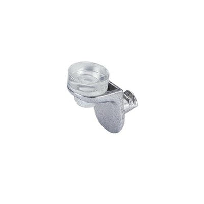 Hettich Shelf Support for Glass, With Ribber