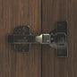 Hettich Onsys Magma Black Hinge - Opening angle 105° (Silent) with 4 Hole Mounting Plate