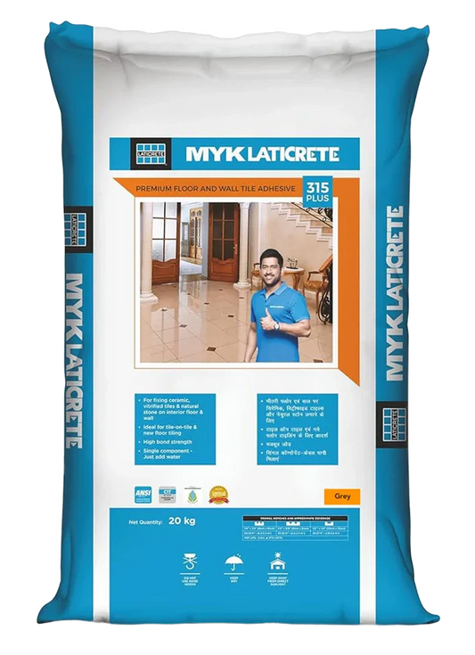 MYK Laticrete 315 Plus Tile Adhesive, Grey, 20 Kg Bag