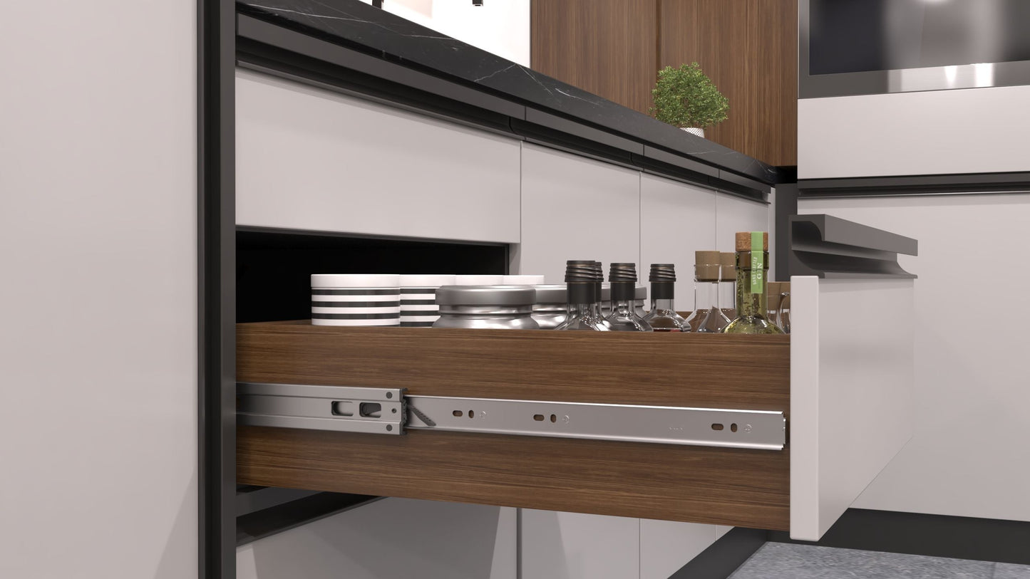 Hettich Push to Open Telescopic Channel 35Kg