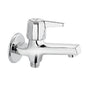 Jaquar 2-way Bib Cock with Wall Flange in Chrome finish - COP-CHR-041NPM - Buy Online
