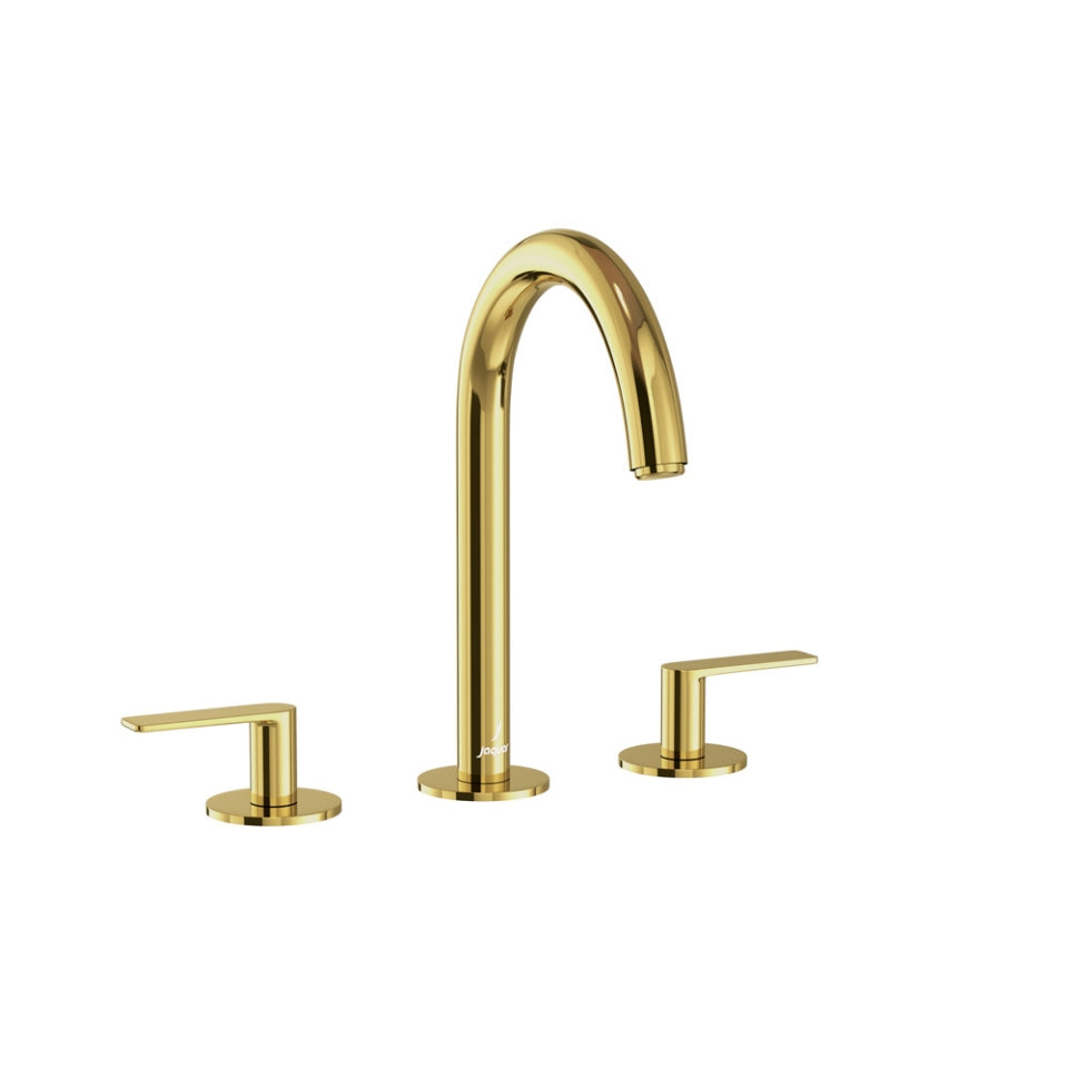 Jaquar Bathroom Mixer Faucets 3-Hole Basin Mixer with Pipe Spout