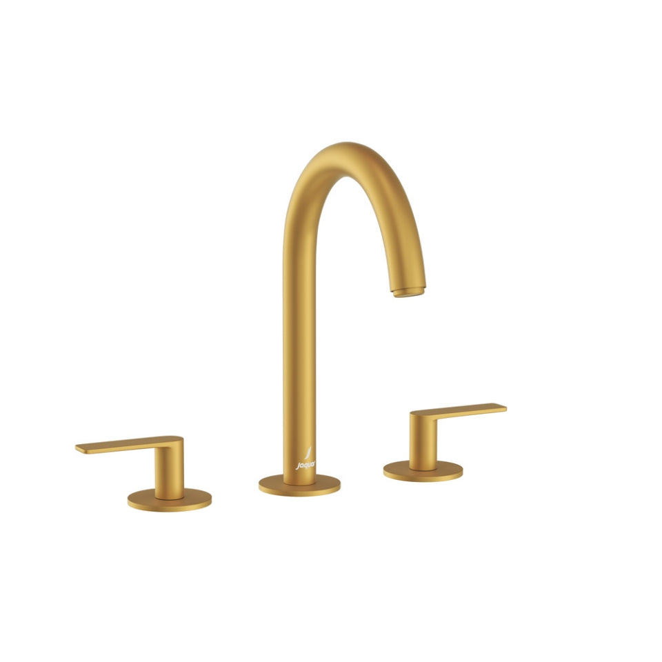 Jaquar Bathroom Mixer Faucets 3-Hole Basin Mixer with Pipe Spout