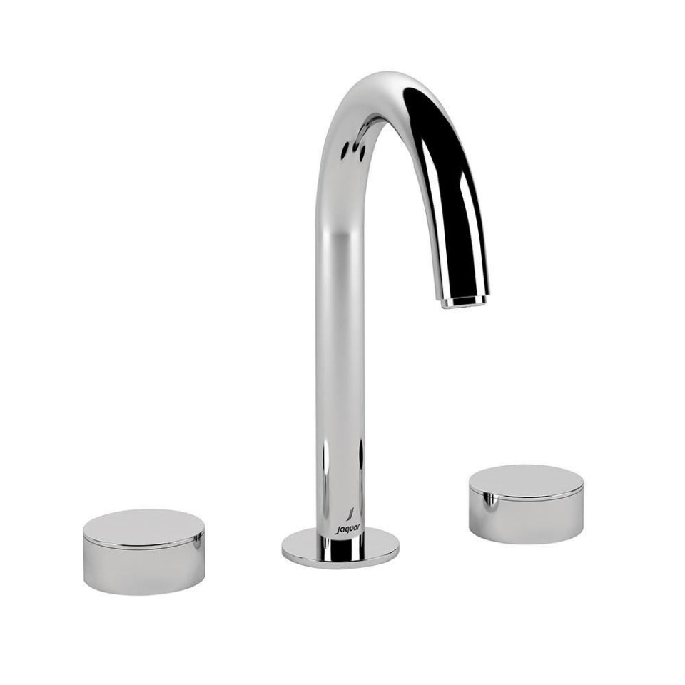 Jaquar Bathroom Mixer Faucets 3-Hole Basin Mixer with Pipe Spout