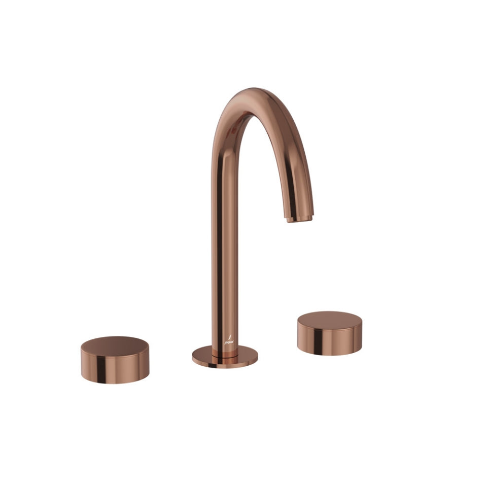 Jaquar Bathroom Mixer Faucets 3-Hole Basin Mixer with Pipe Spout