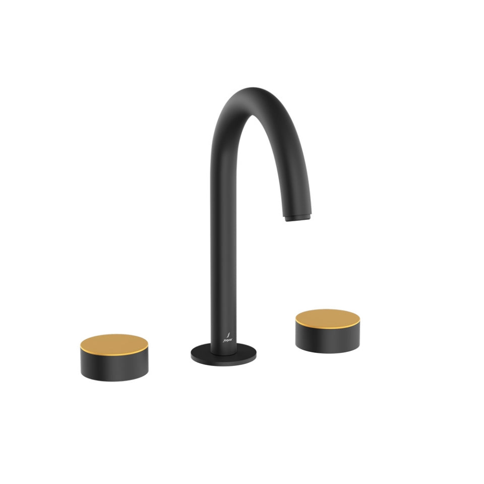 Jaquar Bathroom Mixer Faucets 3-Hole Basin Mixer with Pipe Spout