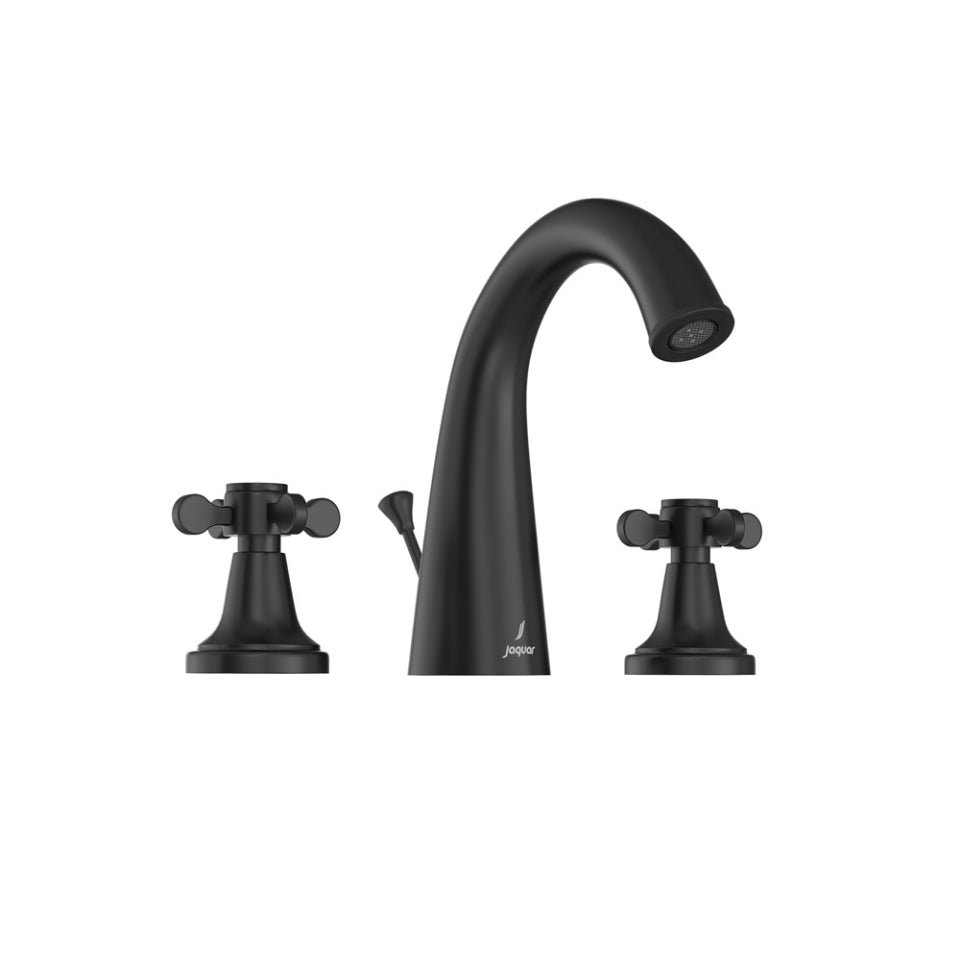 Jaquar Queens Prime 3-Hole Basin Mixer with Popup Waste System