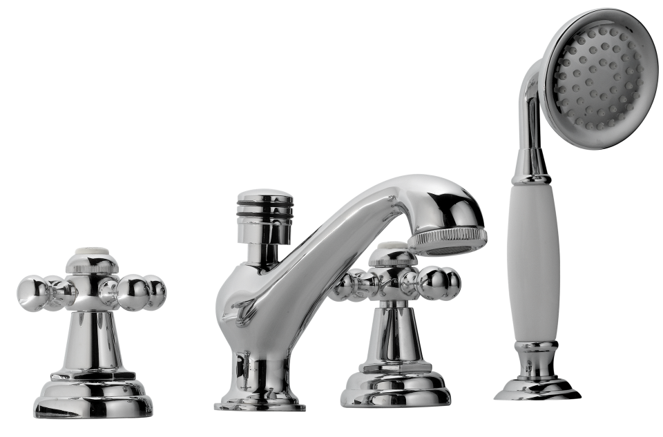 Jaquar Jaquar Queen Faucet Range 4-Hole Bath Tub Mixer