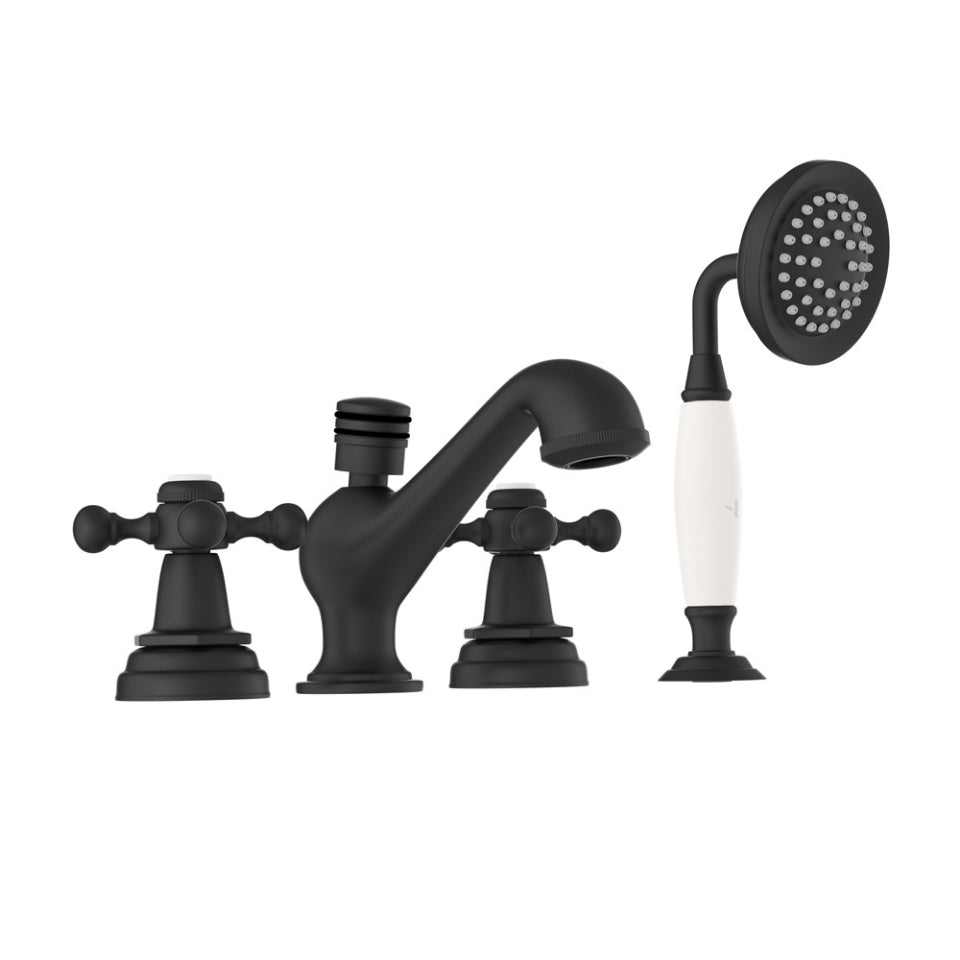 Jaquar Jaquar Jaquar Queen Faucet Range 4-Hole Bath Tub Mixer in Chrome finish - QQT-CHR-7277 - Buy Online