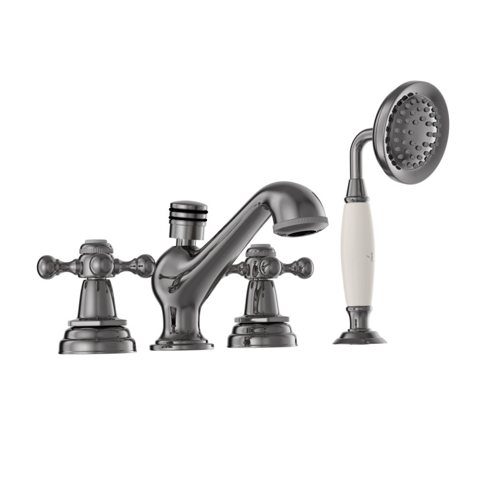 Jaquar Jaquar Queen Faucet Range 4-Hole Bath Tub Mixer
