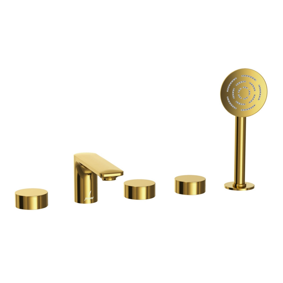 Jaquar Jaquar Bathroom Mixer Faucets 5-Hole Bath Tub Mixer in Chrome finish - LAG-CHR-91287 - Buy Online
