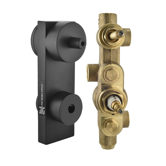 Jaquar Jaquar Allied Bathfittings Mechanisms Aquamax Concealed Body of Thermostatic Shower Mixer in Chrome finish - ALD-CHR-6