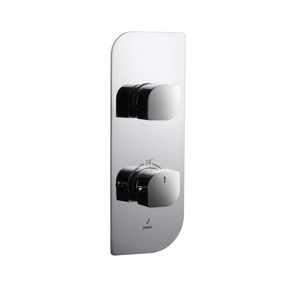 Jaquar Jaquar Jaquar Alive Faucet Range Aquamax Exposed Part Kit of Thermostatic Shower Mixer in Chrome finish - ALI-CHR-8566