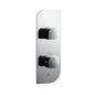 Jaquar Jaquar Jaquar Alive Faucet Range Aquamax Exposed Part Kit of Thermostatic Shower Mixer in Chrome finish - ALI-CHR-8566