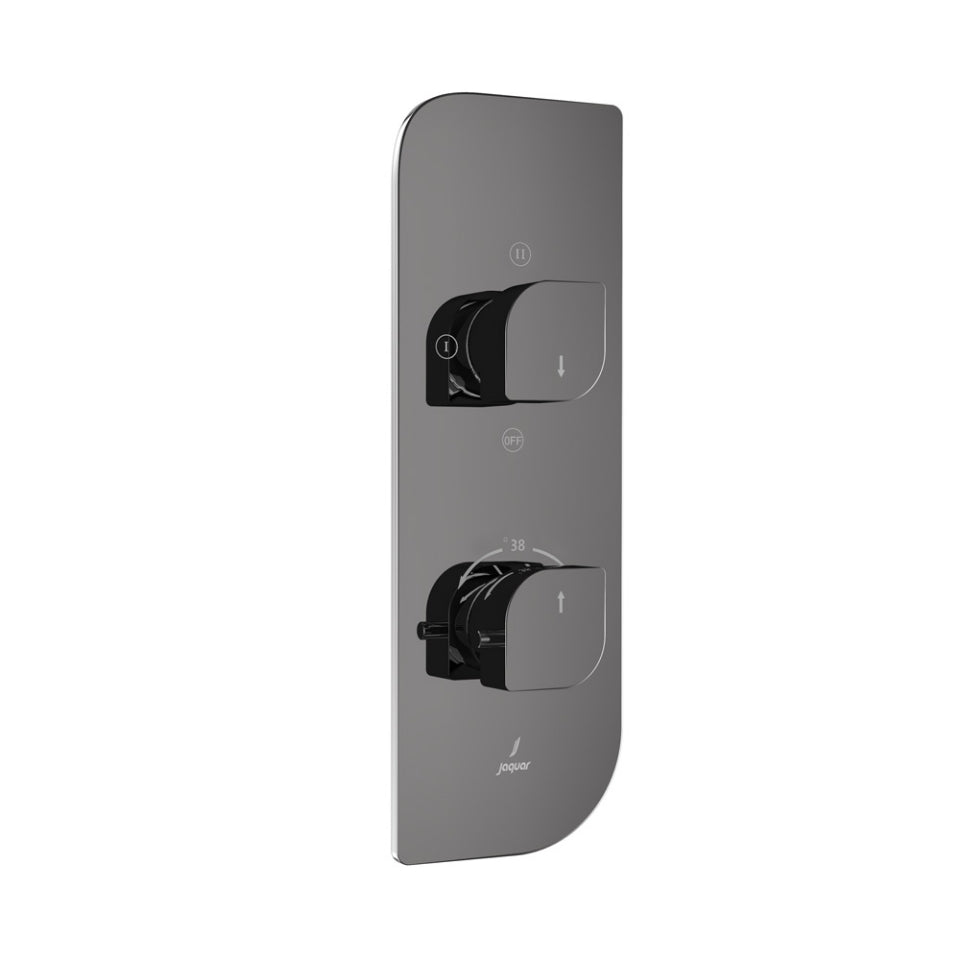 Jaquar Jaquar Jaquar Alive Faucet Range Aquamax Exposed Part Kit of Thermostatic Shower Mixer in Chrome finish - ALI-CHR-8568