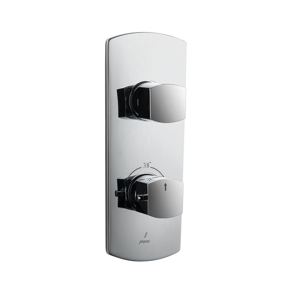Jaquar Jaquar Kubix Prime Faucet Range Aquamax Exposed Part Kit of Thermostatic Shower Mixer