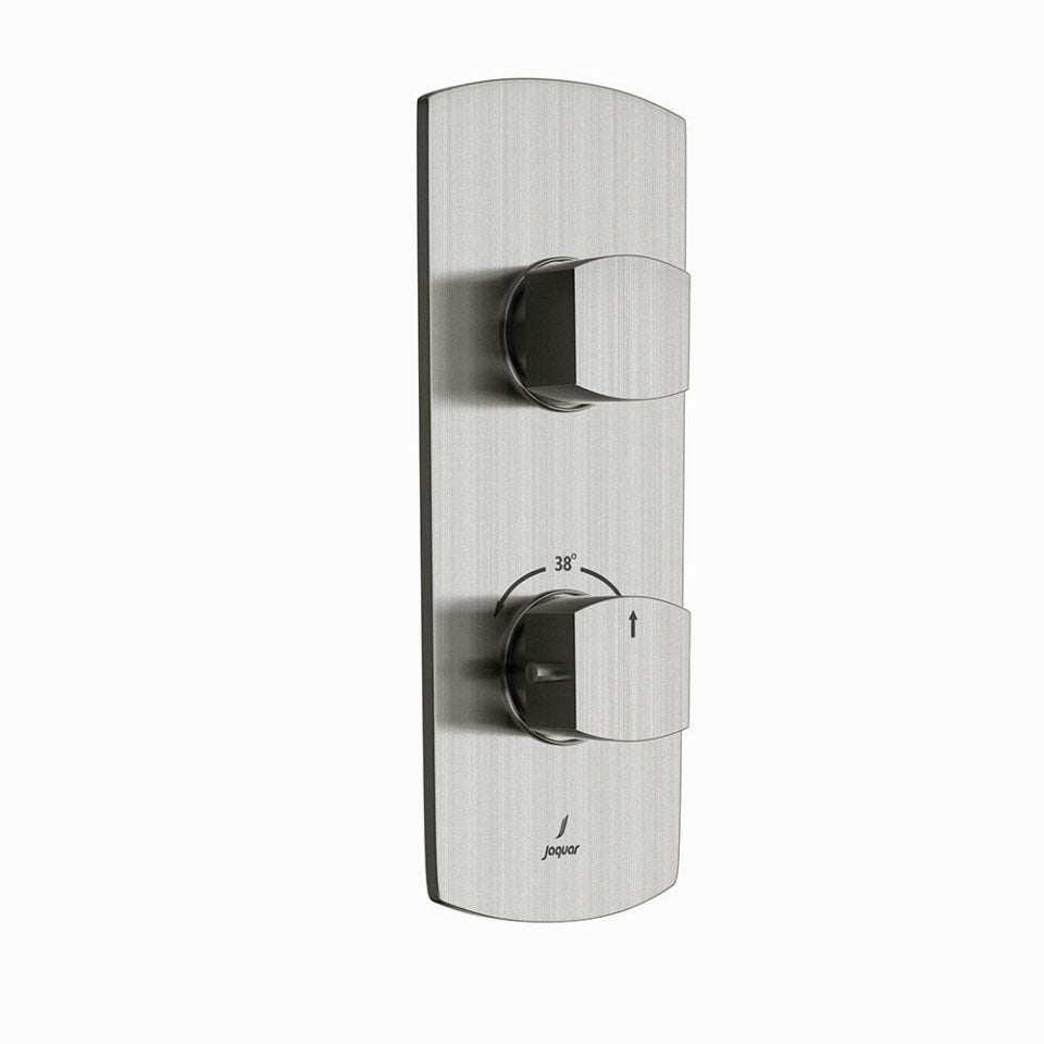 Jaquar Jaquar Kubix Prime Faucet Range Aquamax Exposed Part Kit of Thermostatic Shower Mixer