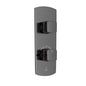 Jaquar Jaquar Kubix Prime Faucet Range Aquamax Exposed Part Kit of Thermostatic Shower Mixer