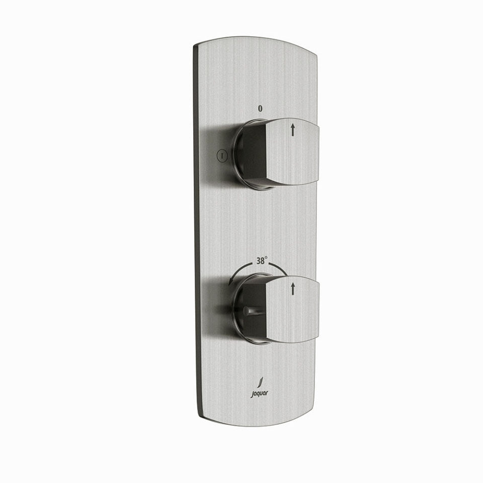 Jaquar Jaquar Kubix Prime Faucet Range Aquamax Exposed Part Kit of Thermostatic Shower Mixer