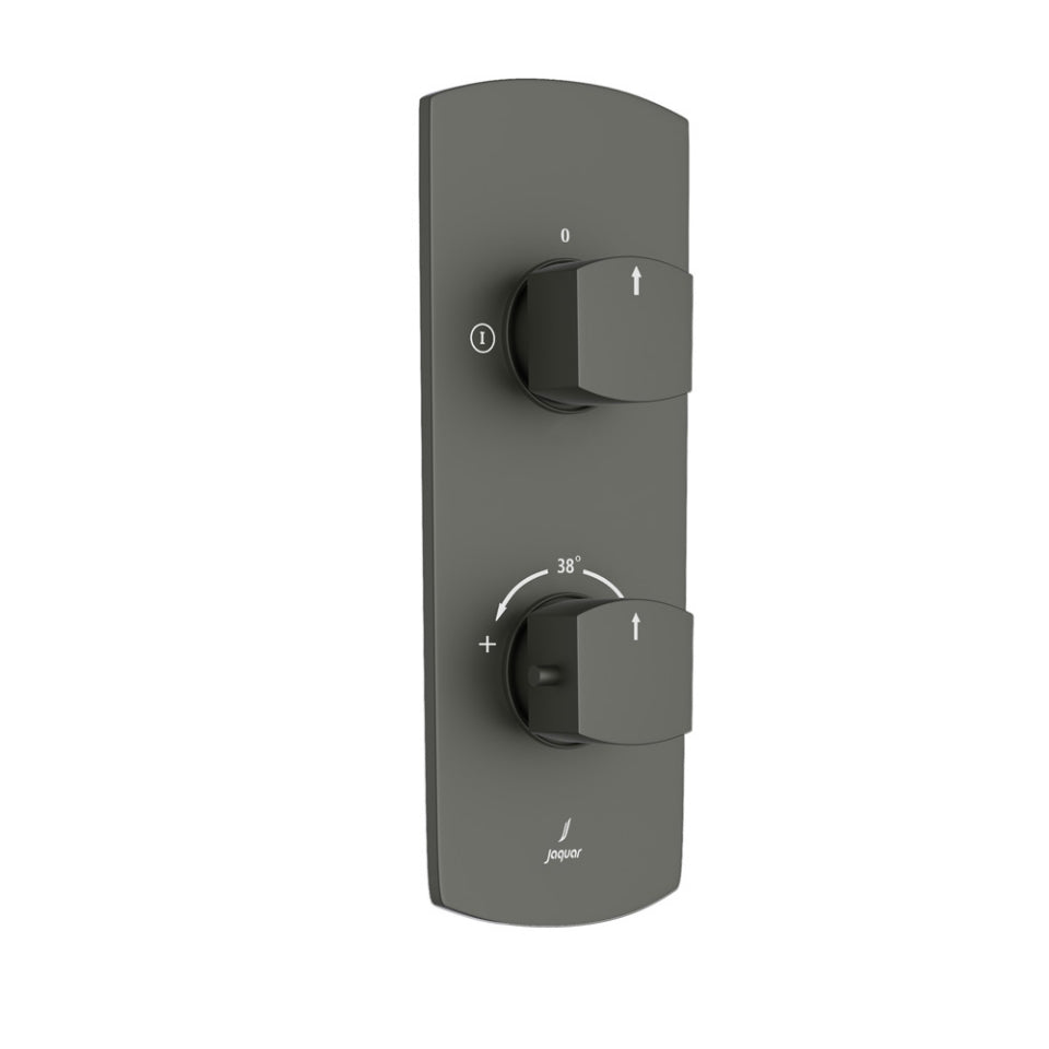Jaquar Jaquar Kubix Prime Faucet Range Aquamax Exposed Part Kit of Thermostatic Shower Mixer