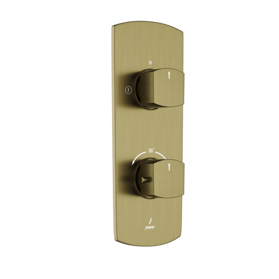 Jaquar Jaquar Kubix Prime Faucet Range Aquamax Exposed Part Kit of Thermostatic Shower Mixer