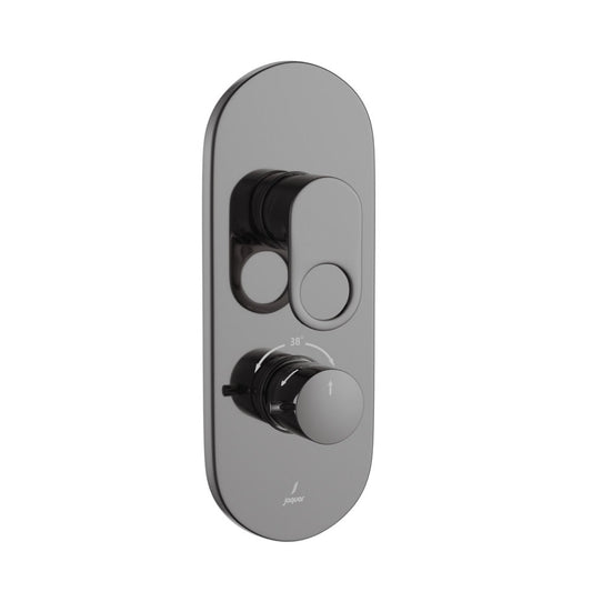Jaquar Jaquar Jaquar Ornamix Prime Faucet Range Aquamax Exposed Part Kit of Thermostatic Shower Mixer in Chrome finish - ORP-