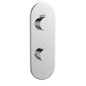 Jaquar Bathroom Mixer Faucets Aquamax Exposed Part Kit of Thermostatic Shower Mixer with 2-way diverter