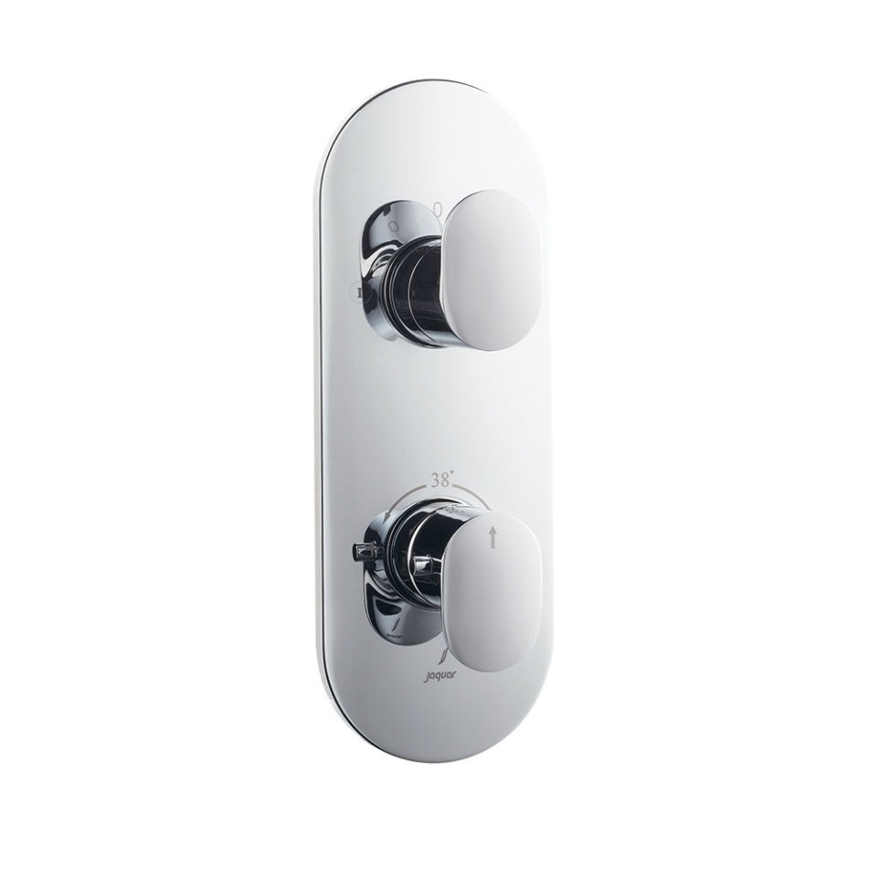 Jaquar Jaquar Opal Prime Faucet Range Aquamax Exposed Part Kit of Thermostatic Shower Mixer with 2-way diverter