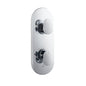 Jaquar Jaquar Opal Prime Faucet Range Aquamax Exposed Part Kit of Thermostatic Shower Mixer with 2-way diverter