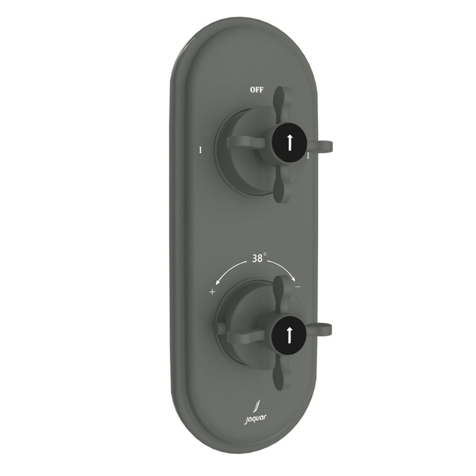 Jaquar Queens Prime Aquamax Exposed Part Kit of Thermostatic Shower Mixer with 2-way diverter
