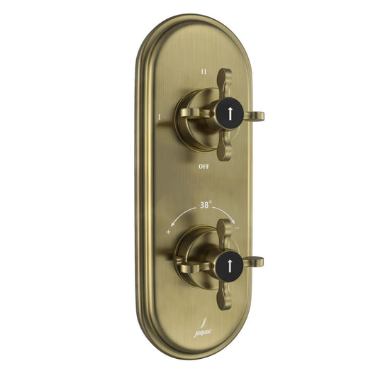 Jaquar Jaquar Queens Prime Aquamax Exposed Part Kit of Thermostatic Shower Mixer with 3-way diverter in Chrome finish - QQP-C