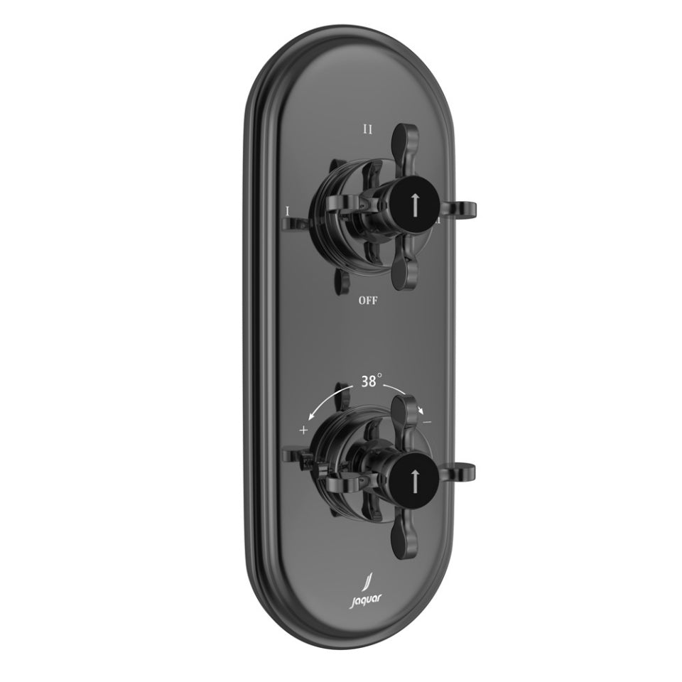 Jaquar Queens Prime Aquamax Exposed Part Kit of Thermostatic Shower Mixer with 3-way diverter