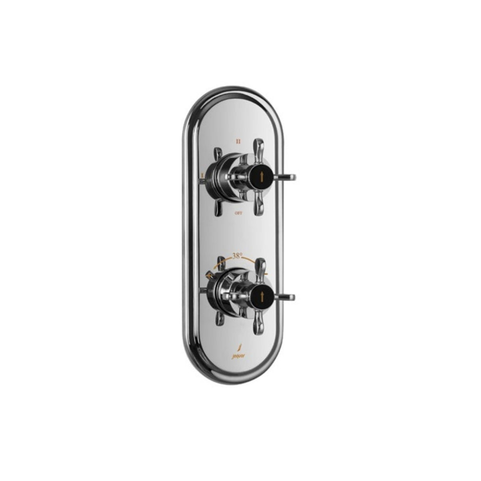 Jaquar Queens Prime Aquamax Exposed Part Kit of Thermostatic Shower Mixer with 3-way diverter