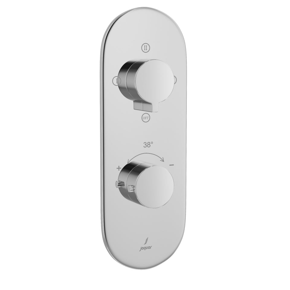 Jaquar Bathroom Mixer Faucets Aquamax Thermostatic Shower Mixer With 3-Way Diverter