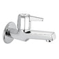 Jaquar Bib Cock with Wall Flange in Chrome finish - COP-CHR-037NPM - Buy Online