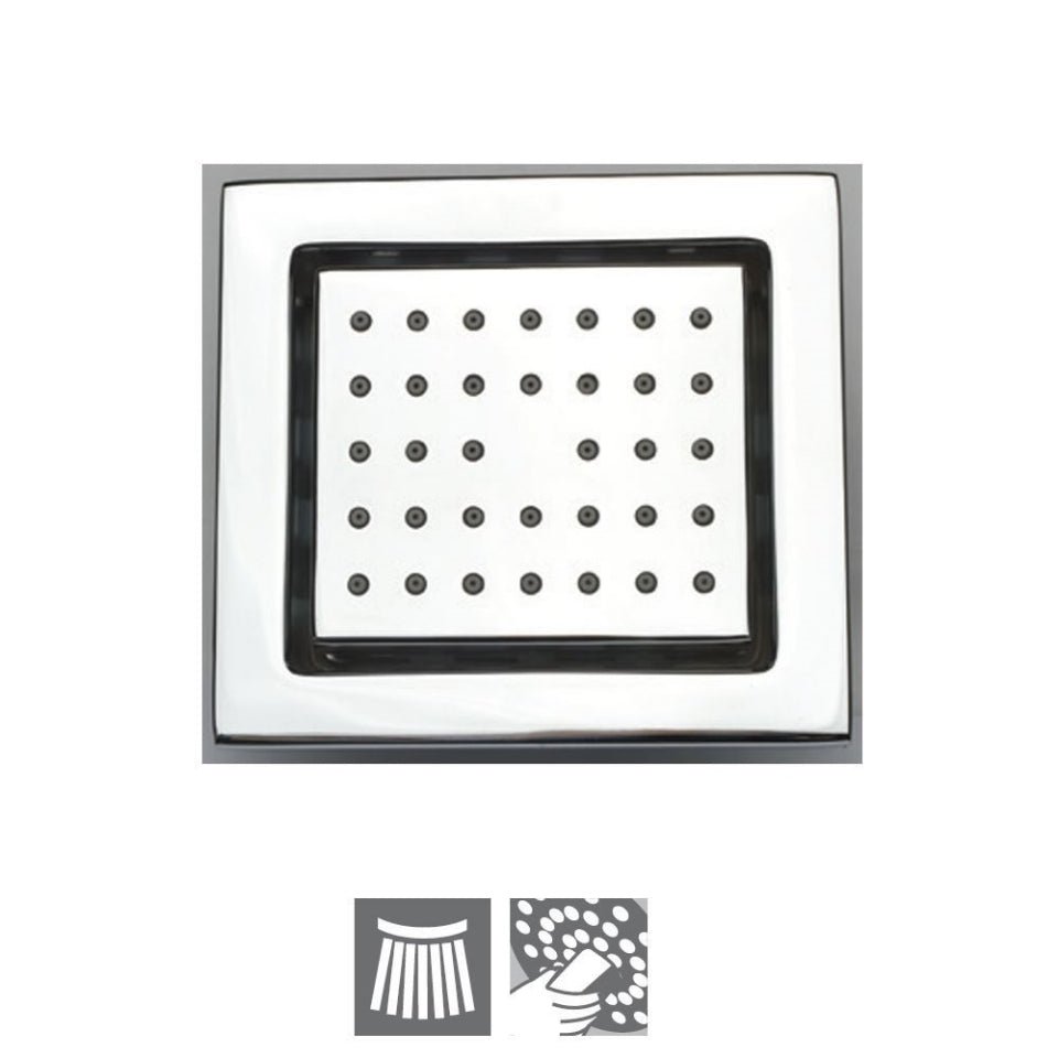 Jaquar Body Showers Body Shower 130x120mm Rectangular Shape- Chrome