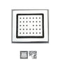 Jaquar Body Showers Body Shower 130x120mm Rectangular Shape- Chrome