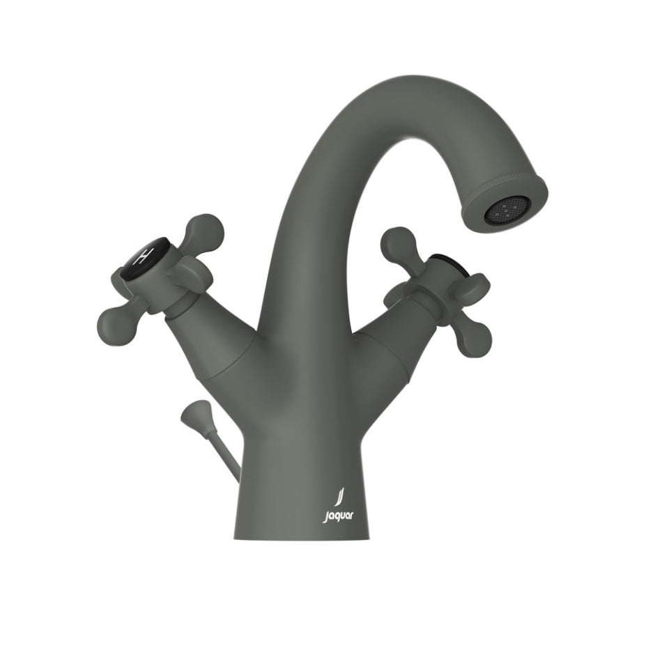 Jaquar Queens Prime Central Hole Basin Mixer with Popup Waste System
