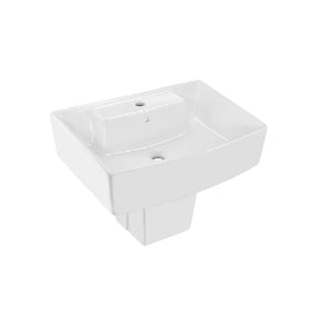 Jaquar Half Pedestal in White finish - KUS-WHT-35305PM - Buy Online
