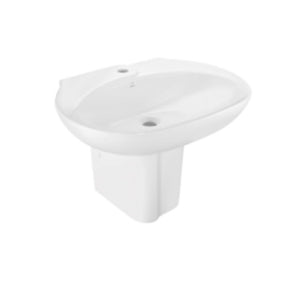 Jaquar Half Pedestal in White finish - OPS-WHT-15305PM - Buy Online