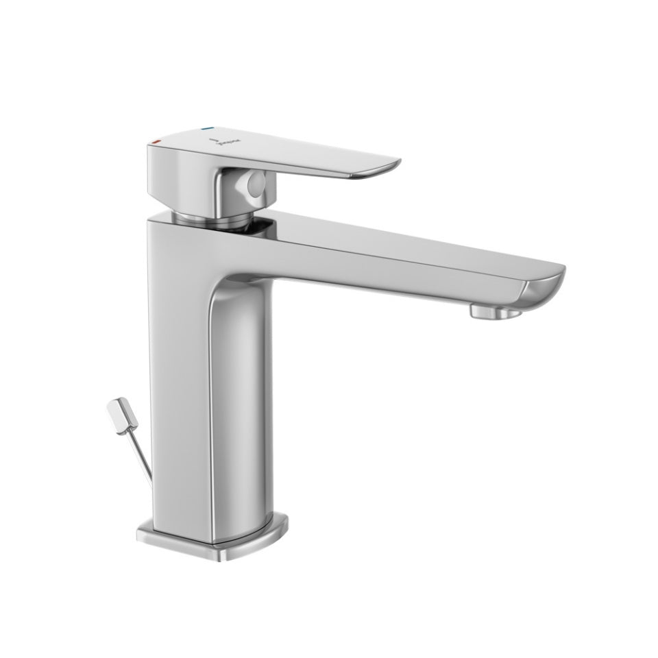 Jaquar Jaquar Jaquar Kubix Prime Faucet Range Single Lever Basin Mixer with Popup Waste in Chrome finish - KUP-CHR-35051BPM -