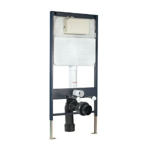 Jaquar Single Piece Slim Concealed Cistern with Floor Mounting Frame in White finish - JCS-WHT-2400FS - Buy Online
