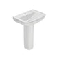 Jaquar Wall Hung Basin With Full Pedestal in White finish - FNS-WHT-40801 - Buy Online